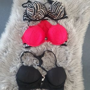 VS PINK bras 34D